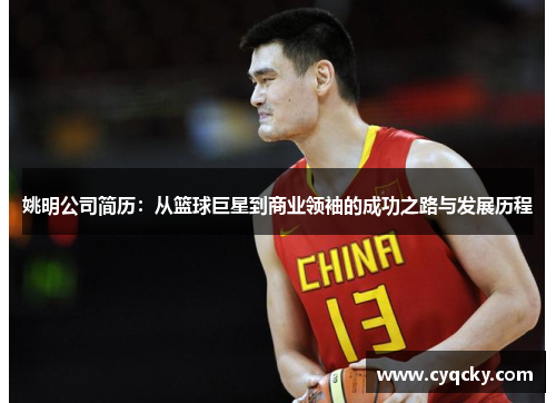 姚明公司简历：从篮球巨星到商业领袖的成功之路与发展历程